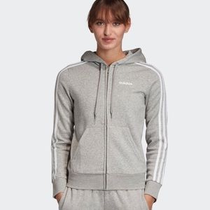 adidas || Grey zip up jacket